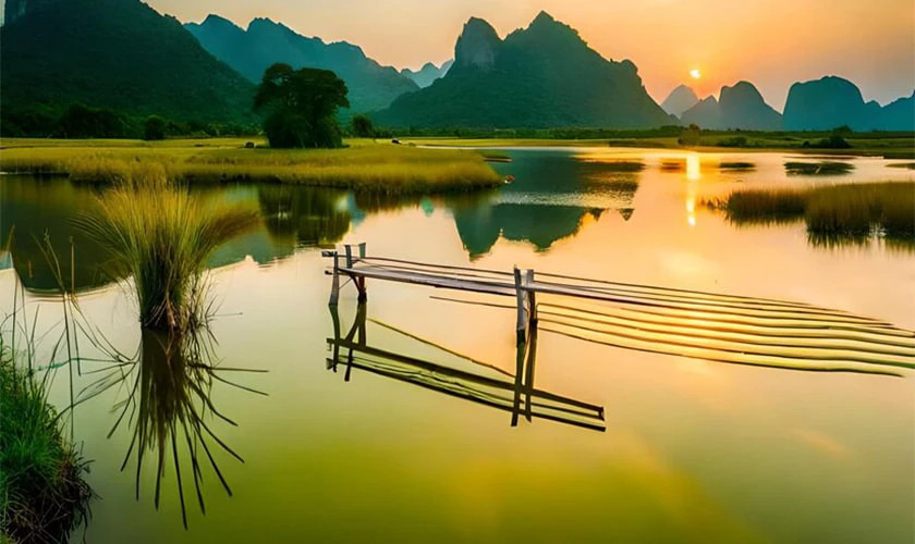 AVT phong cảnh biển xanh cát trắng