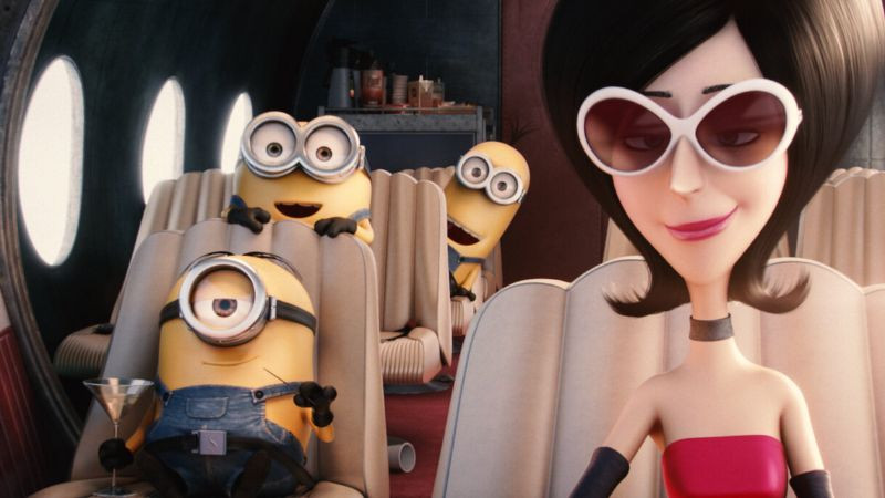 Ba chú Minion chính: Kevin (cao, hai mắt), Stuart (trung bình, một mắt), Bob (nhỏ, hai mắt) cùng nhau