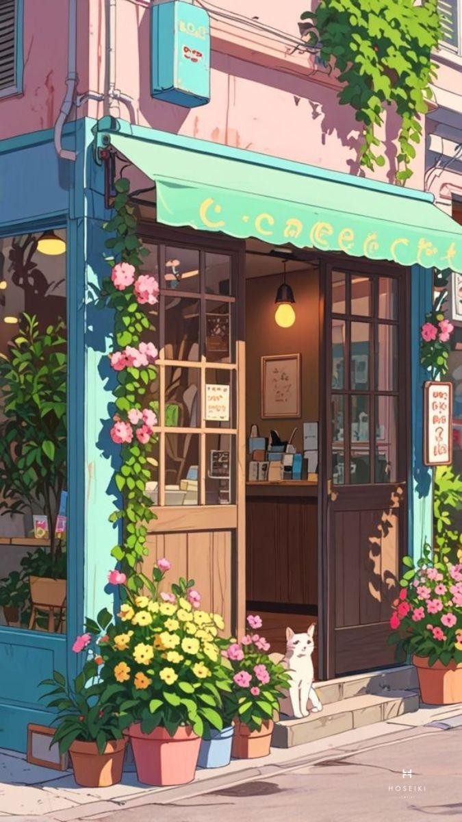 Background Zalo màu kem với hoa cúc họa mi