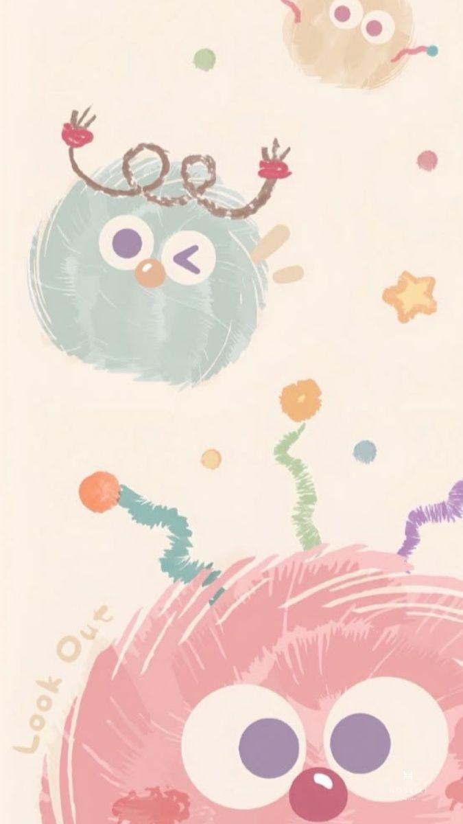 Background Zalo với các icon nhỏ xinh trên nền xanh mint