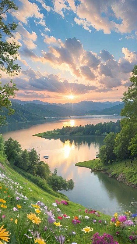 Bãi biển cát trắng với hàng dừa và sóng biển nhẹ nhàng làm hình nền 4K