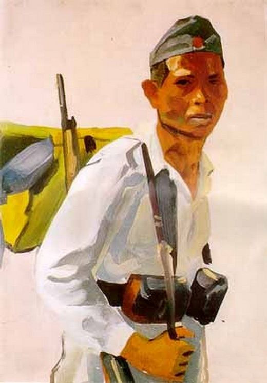 Bài Ca Nam Tiến - bức tranh nổi tiếng của Nguyễn Đỗ Cung