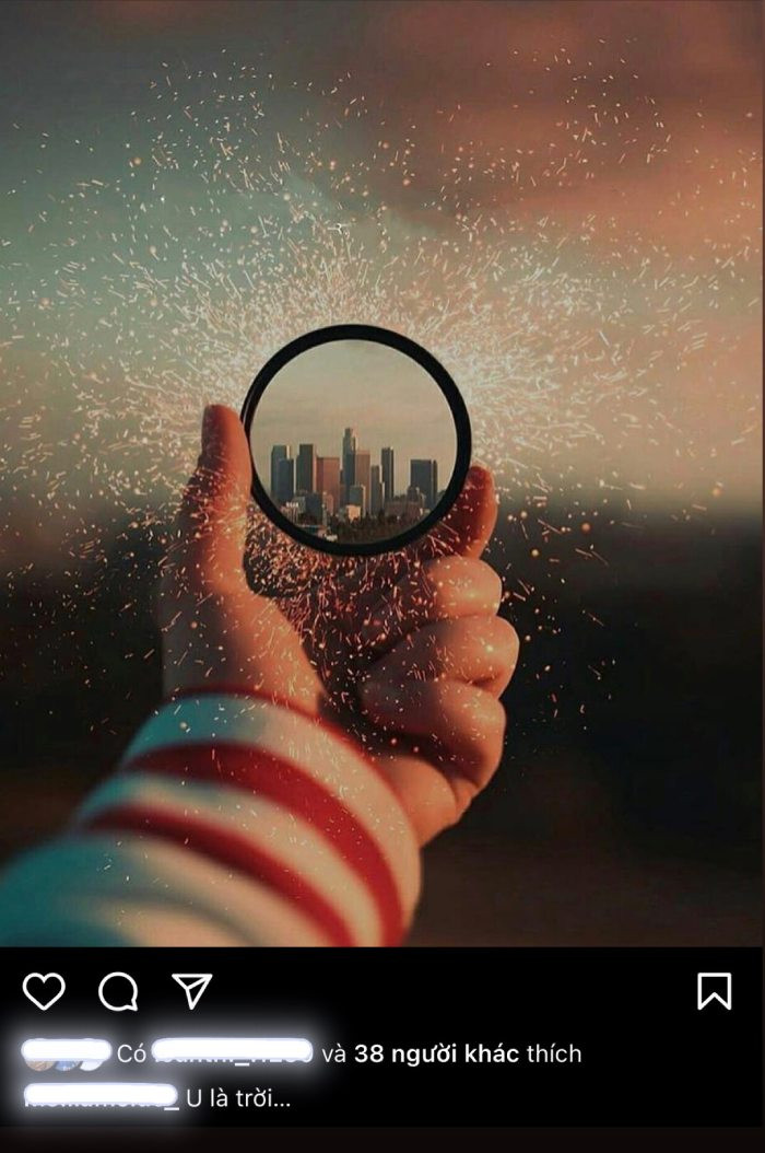 Bài đăng hoặc story trên Instagram sử dụng trend U là trời trong các ngữ cảnh khác nhau