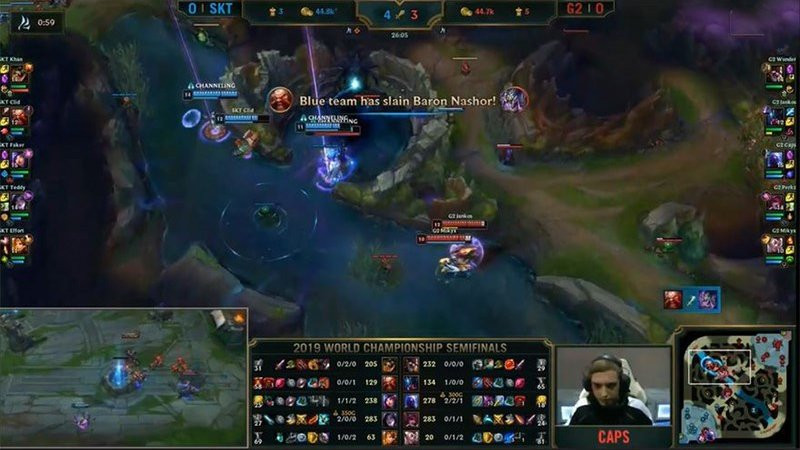 Bản đồ chiến thuật trong game MOBA, minh họa tư duy macro gameplay