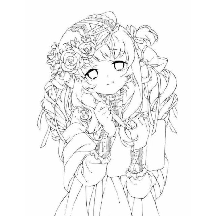 Tuyển Tập Hình Vẽ Cute Đáng Yêu Con Gái Hot Nhất Bản sketch một cô gái cute