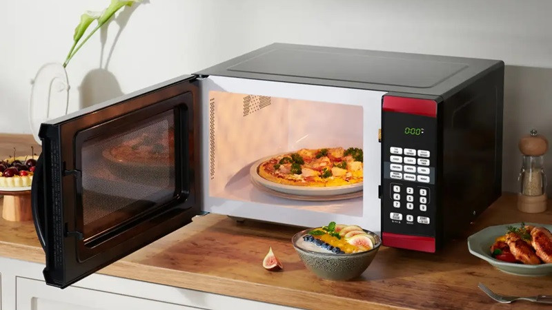 Bảng điều khiển điện tử hiện đại của lò vi sóng Electronic Control Microwave Oven