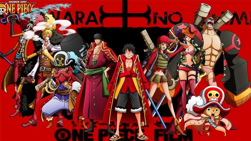 Băng Mũ Rơm trên một hòn đảo lạ.