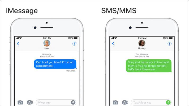 Bảng so sánh chi tiết sự khác biệt giữa tin nhắn iMessage và tin nhắn SMS truyền thống