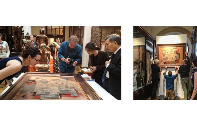 Bảo vật quốc gia Bức tranh Thánh Gióng của họa sĩ Nguyễn Tư Nghiêm mang giá trị nghệ thuật và văn hóa sâu sắc