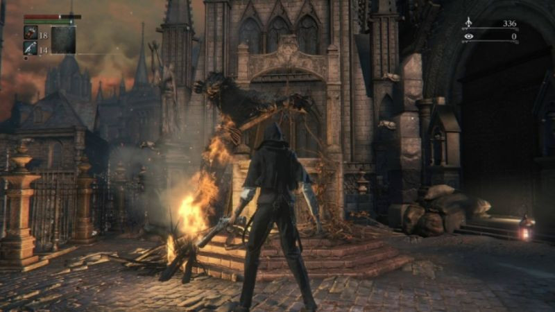 Bầu không khí u ám và thiết kế quái vật đặc trưng của game hardcore Bloodborne