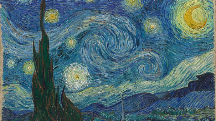 Bức tranh Đêm đầy sao của Van Gogh: Hành trình khám phá Kiệt tác & Bí ẩn Bầu trời đêm cuộn sóng trong Đêm đầy sao, phản ánh những cảm xúc mãnh liệt và tâm trạng của Van Gogh