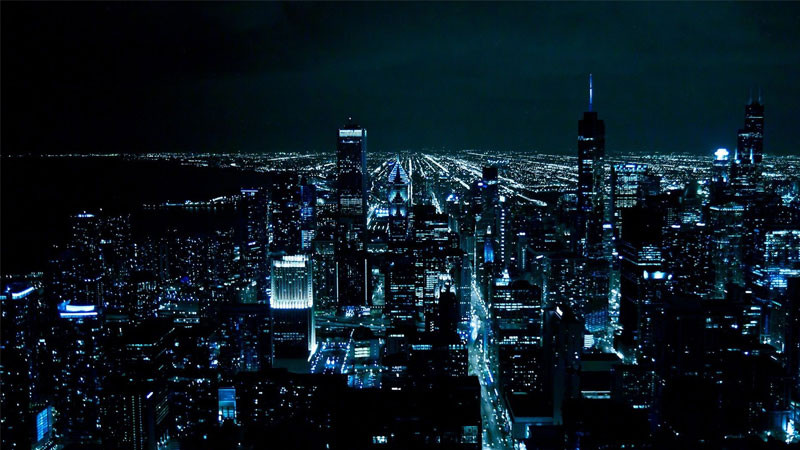 Bầu trời đêm với dải ngân hà và bóng cây đơn độc