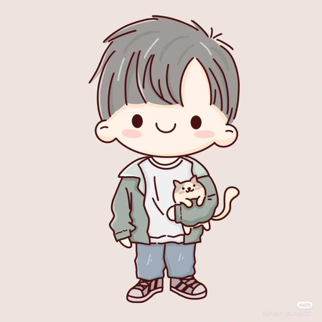 Bé trai chibi đáng yêu