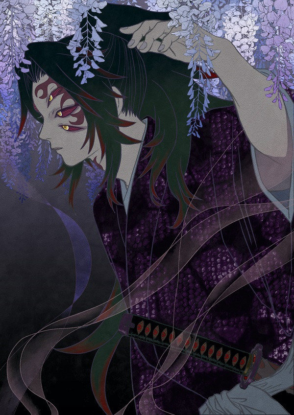 Biểu cảm bi thương của Kokushibo khi nhớ về em trai Yoriichi