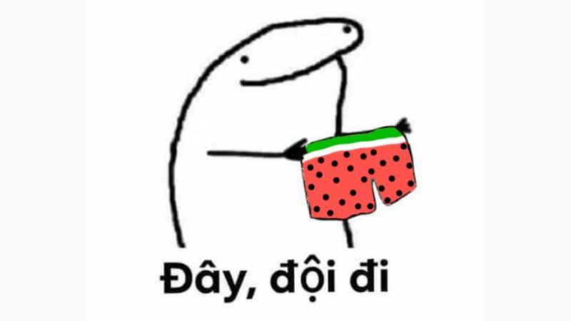 Biểu cảm hài hước trong ảnh meme đội quần khi gặp tình huống &quot;quê&quot;