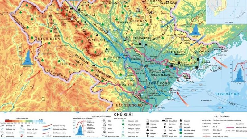 Biểu thị tỉ lệ bản đồ bằng tỉ lệ số và tỉ lệ thước