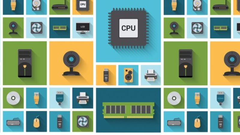 Biểu tượng các loại driver thiết yếu như âm thanh, đồ họa, mạng