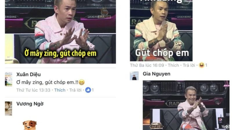 Biểu tượng các mạng xã hội thể hiện độ phủ sóng của trend 'amazing good job'