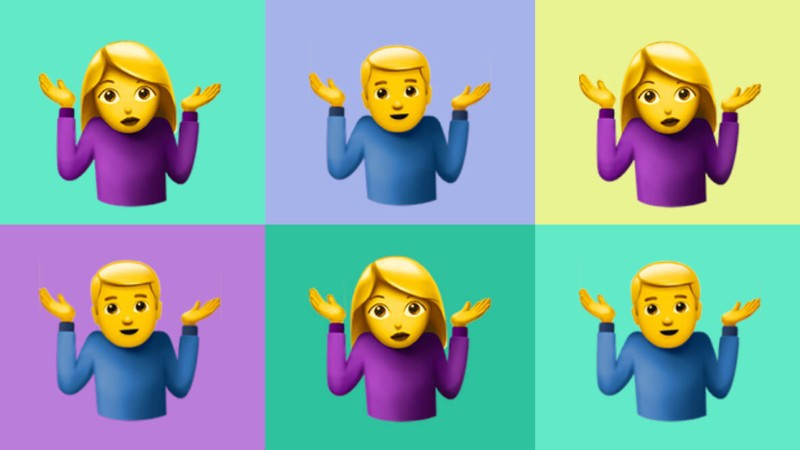 Biểu tượng cảm xúc nhún vai (Shrug Emoji) thường được dùng thay cho &quot;IDK&quot; trên mạng xã hội