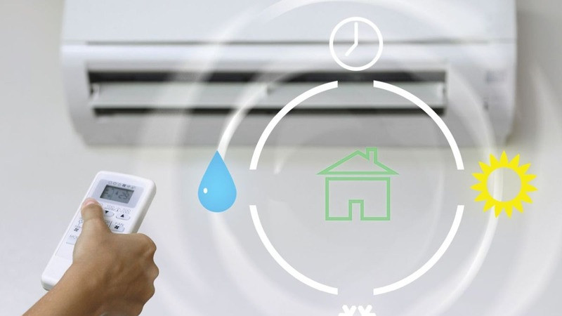 Biểu tượng chế độ Auto trên màn hình điều khiển điều hòa, minh họa tính năng tự động điều chỉnh nhiệt độ và tốc độ quạt