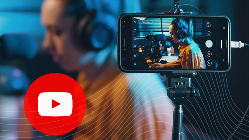 Biểu tượng gợi ý các mẹo và chiến lược để tăng lượt xem cho Vlog