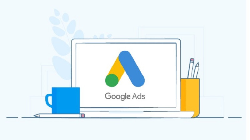 Biểu tượng Google Ads và các kênh quảng cáo của Google minh họa cho tài khoản Invoice Google