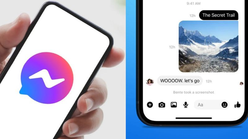 Biểu tượng Messenger trên điện thoại
