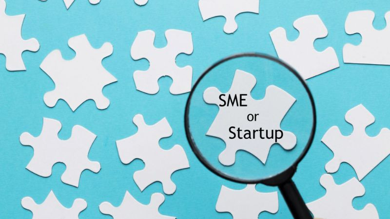 Biểu tượng minh họa sự khác biệt về mục tiêu phát triển giữa Startup và doanh nghiệp SME.