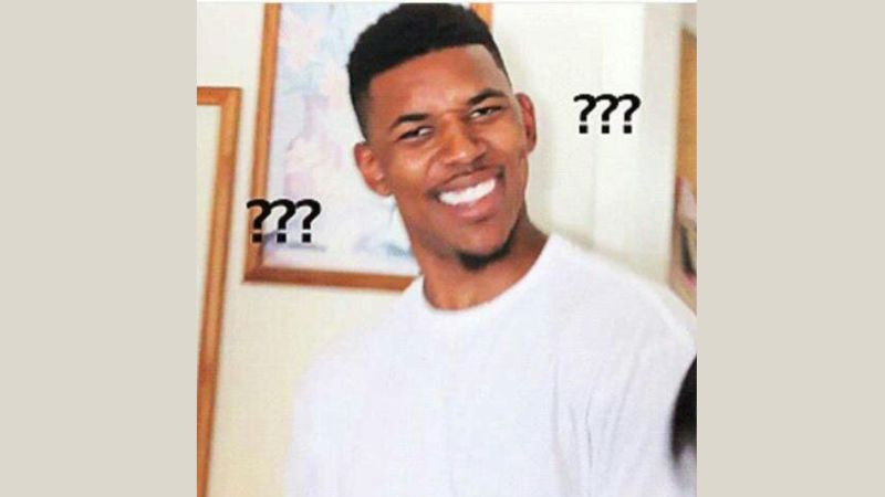 Biểu tượng ngón tay và biểu cảm đặc trưng trong ảnh meme anh da đen