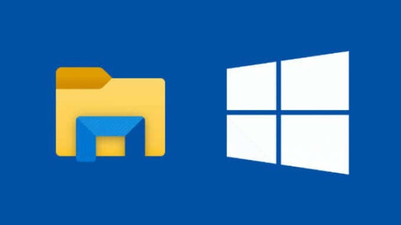 Biểu tượng thư mục (folder) màu vàng đặc trưng trên máy tính