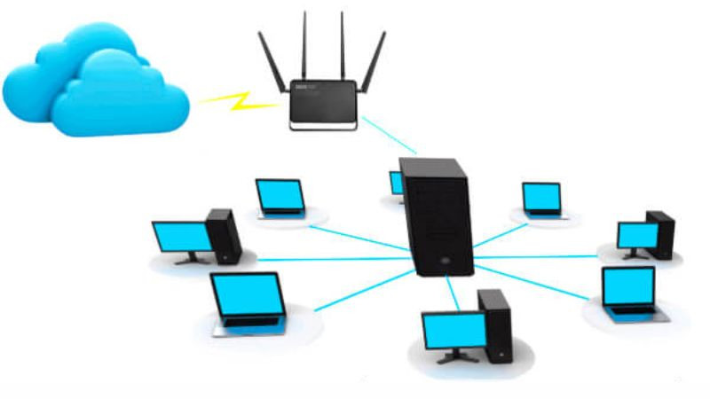 Biểu tượng tượng trưng cho tốc độ truyền dữ liệu nhanh và ổn định của mạng Ethernet
