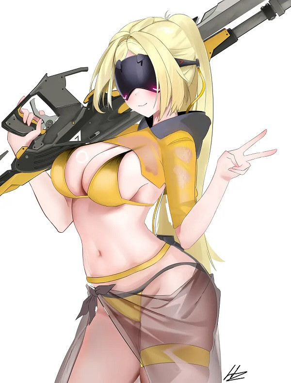 Bikini anime gợi cảm giữa khu resort phong cách Nhật