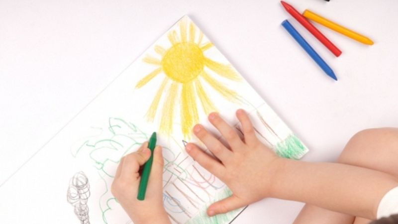 Bộ dụng cụ cần thiết để vẽ hình ảnh các con vật bằng nét tròn