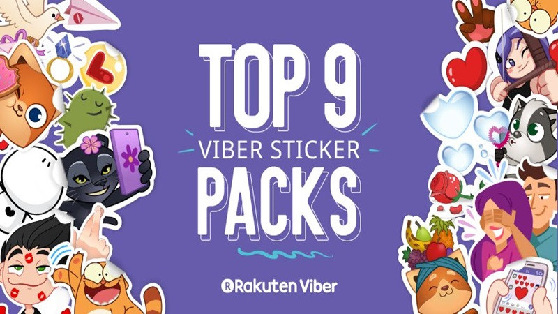 Bộ sưu tập sticker và biểu tượng cảm xúc phong phú trên Viber
