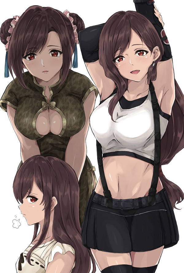 Bộ trang phục tôn lên đường cong cơ thể Tifa