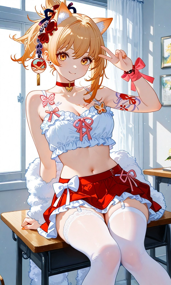 Bộ váy cosplay cực kỳ nóng bỏng của nhân vật anime