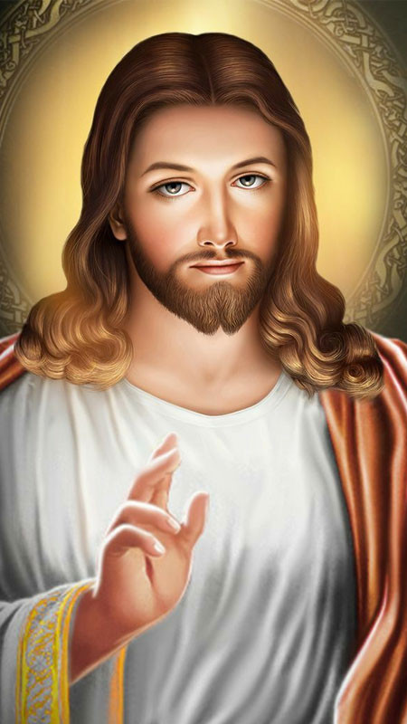 Bức họa Chúa Giêsu trong tư thế trầm mặc và tĩnh lặng