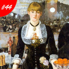 Bức tranh A Bar At The Folies Bergere của Edouard Manet