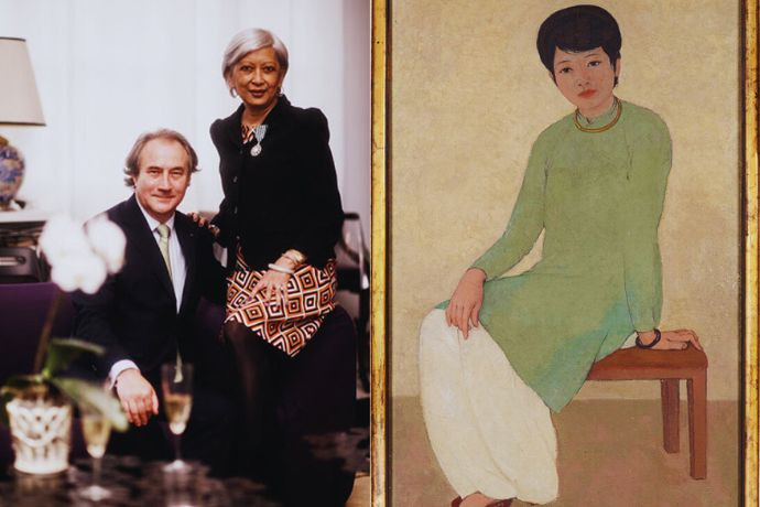 Bức tranh Chân dung Madam Phương hiện thuộc bộ sưu tập của Madam Dothi Dumonteil