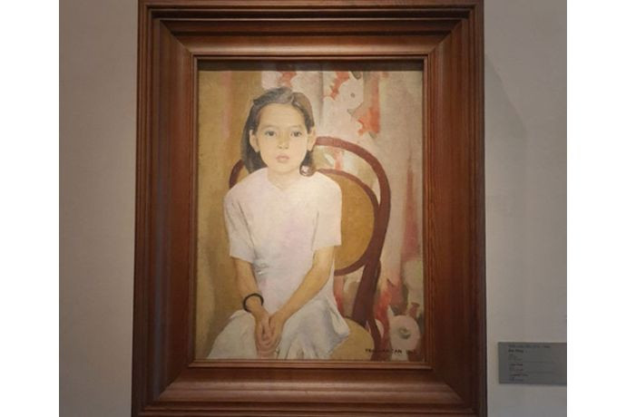 Bức tranh Em Thúy đang được trưng bày và bảo quản tại Bảo tàng Mỹ thuật Việt Nam