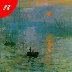 Bức tranh Impression Sunrise của Claude Monet