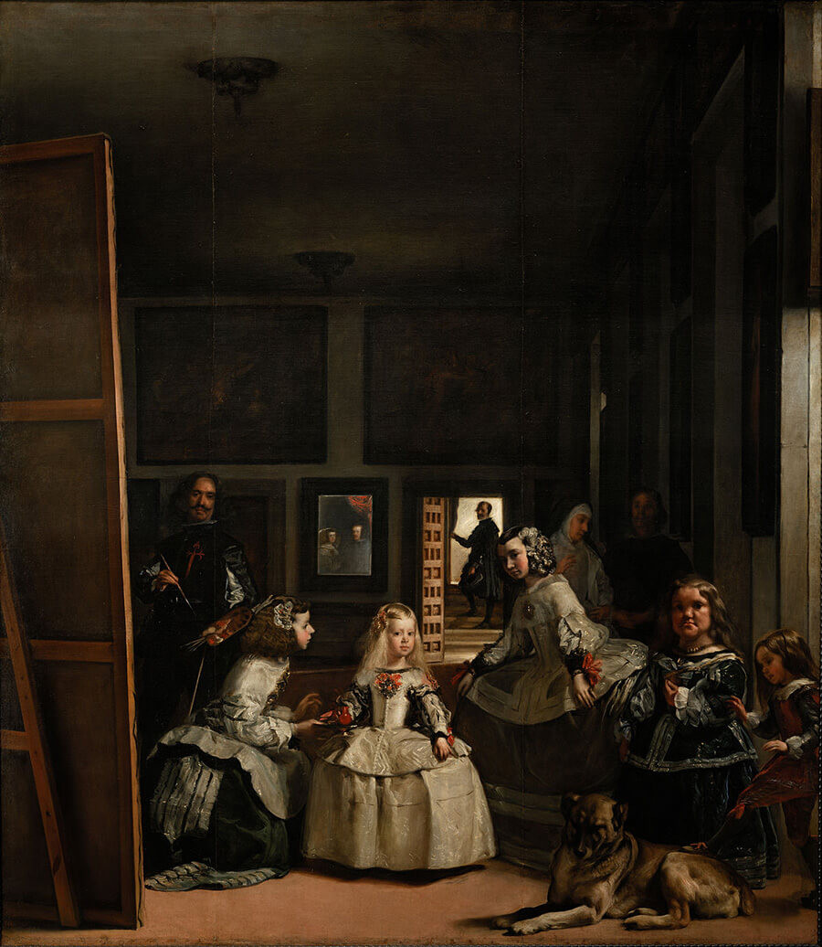 Bức tranh Las Meninas của Diego Velázquez tại bảo tàng Prado