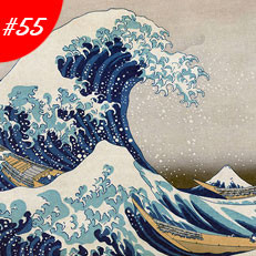 Bức tranh The Great Wave Off Kanagawa của Hokusai