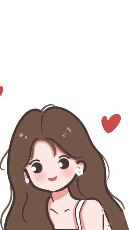 Bức vẽ cô gái ngồi đọc sách với nét mặt dịu dàng