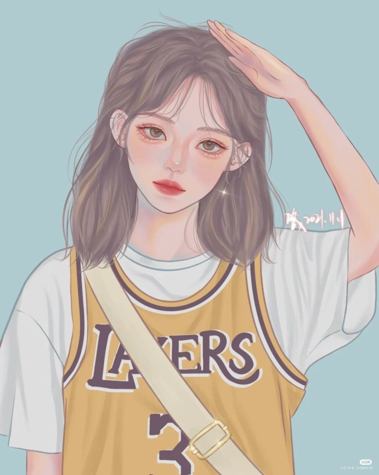 Tuyển Tập Hình Vẽ Cute Đáng Yêu Con Gái Hot Nhất Bức vẽ một bạn nữ cá tính đáng yêu