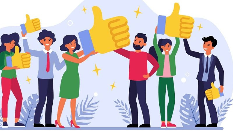 Các biểu tượng mạng xã hội và tin nhắn, bối cảnh sử dụng các lời khen tiếng Anh đồng nghĩa với 'gút chóp'