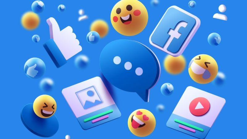 Các biểu tượng tương tác trên mạng xã hội như like, share, comment, thể hiện sự cải thiện tương tác nhờ nội dung phù hợp thị hiếu.