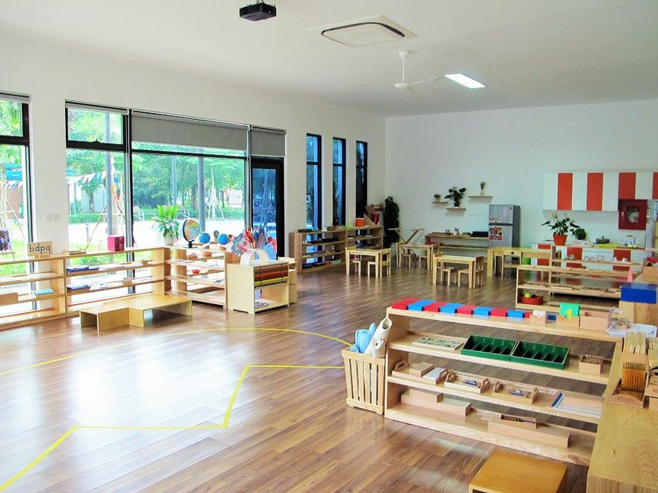 Các cơ sở của Trường mầm non IQ Montessori thiết kế theo chuẩn quốc tế