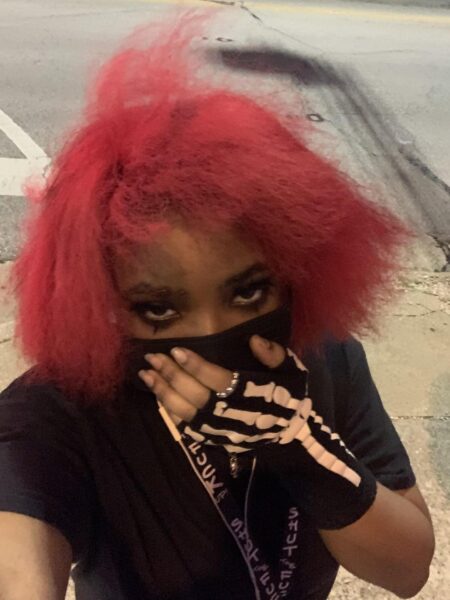 Minh họa kết quả nhuộm các màu khác nhau trên nền tóc đỏ ban đầu