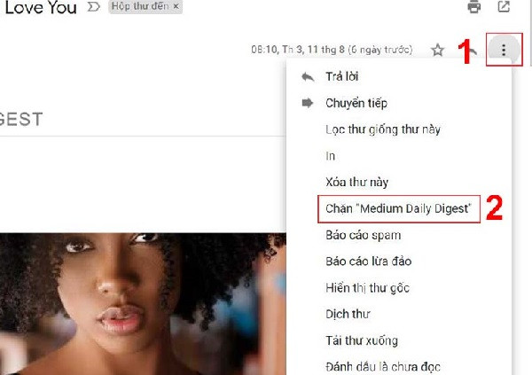 Cách chặn địa chỉ email gửi thư rác (spam email) trong hộp thư đến
